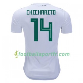 Tenue Mexique Chicharito 14 Exterieur Coupe du monde 2018 Maillot de Foot